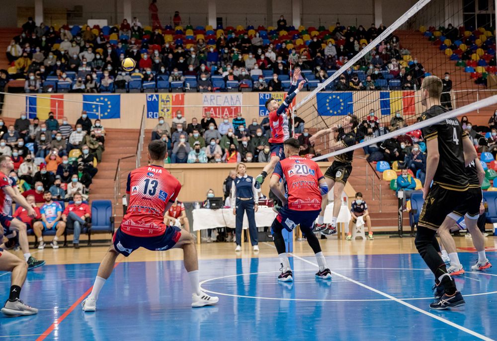 Arcada Galați a câștigat cu 3-0 meciul tur din optimile de finală ale Cupei CEV