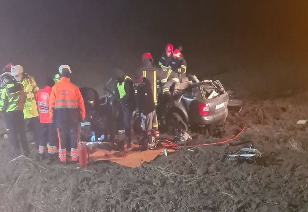 Foto+video: Accident mortal pe DN 25, între localitățile Vasile Alecsandri si Independența