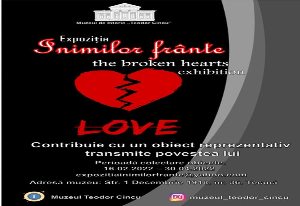 Expoziția inimilor frânte la Noaptea Muzeelor