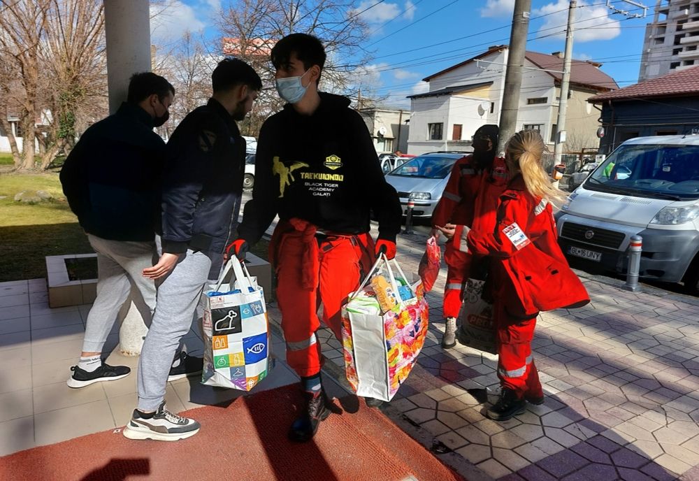 Galerie foto: Refugiați din Ucraina cazați în căminele studențești din Galați