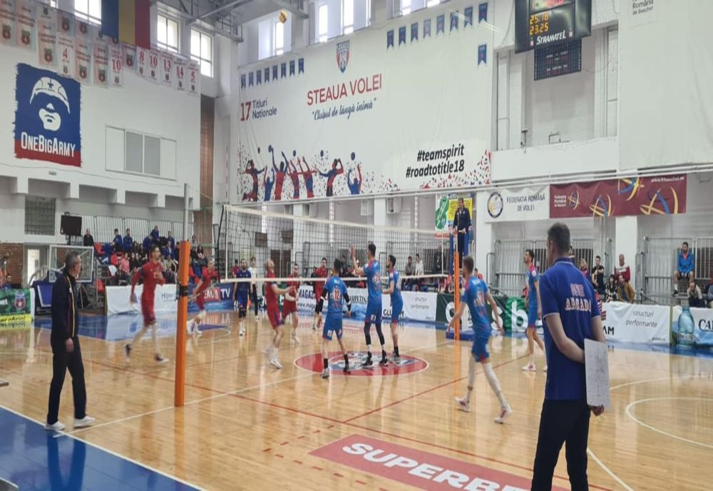 CSM Arcada a pierdut în prelungiri meciul din deplasare cu Steaua București