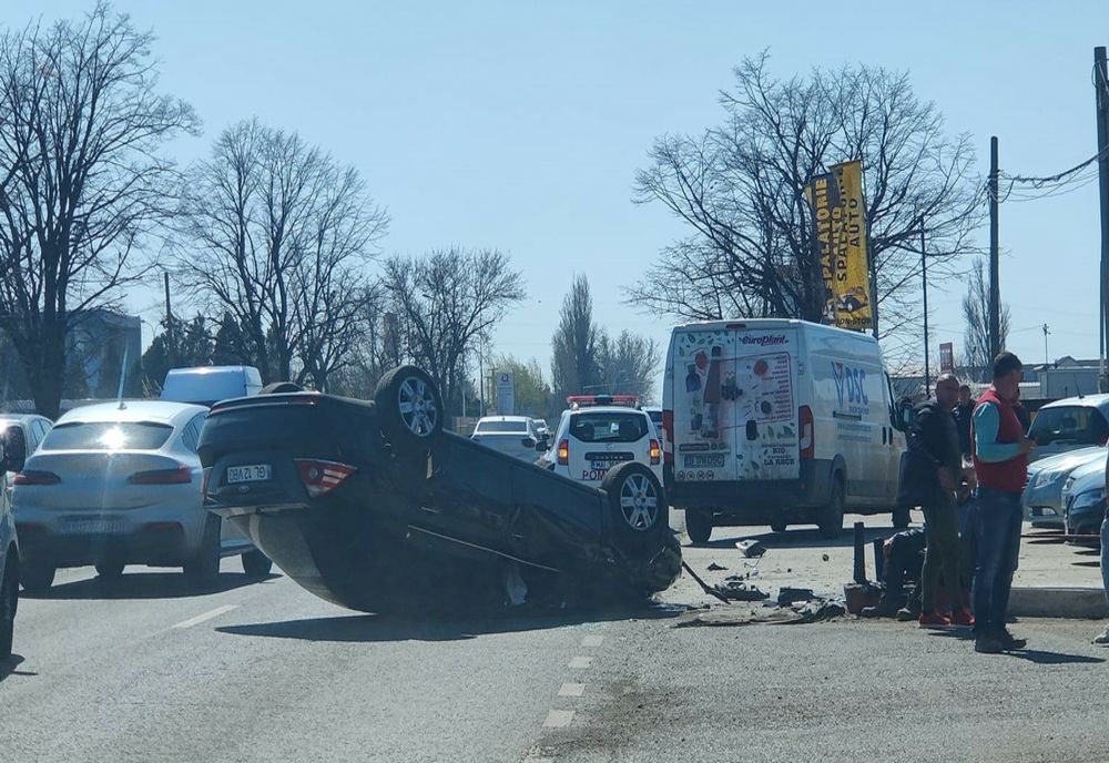 Video: Accident pe DN26 pe sensul de mers dinspre comuna Vânători spre municipiul Galaţi