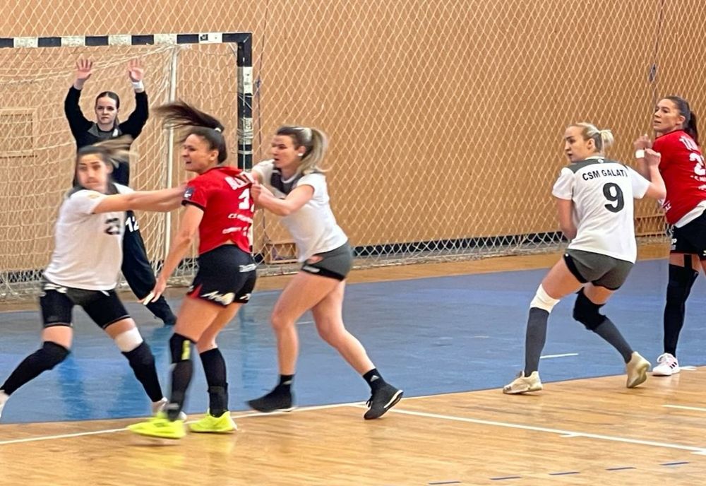 CSM Galați a fost învinsă la limită de Măgura Cisnădie în sferturile de finală ale Cupei României