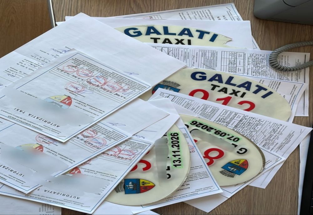 Polițiștii gălățeni au retras 9 autorizații taxi în urma acțiunilor de la sfârșitul săptămânii trecue