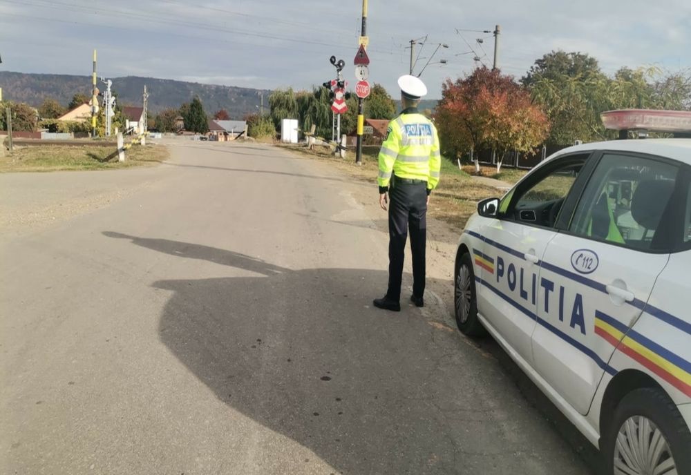 Acțiune a polițiștilor gălățeni în zona trecerilor la nivel cu calea ferată 