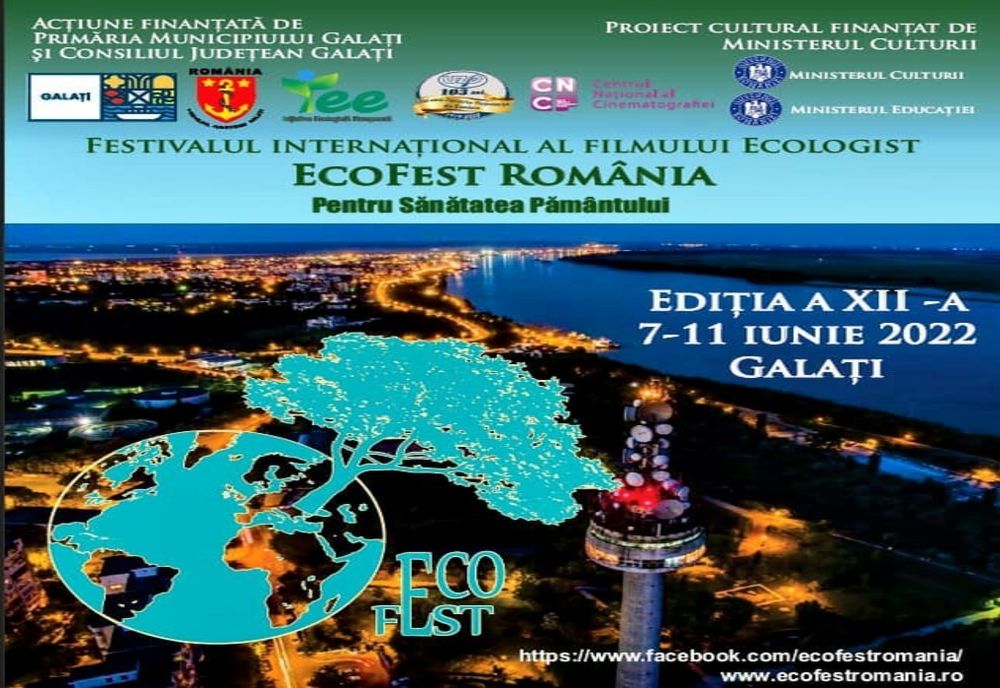 Timp de 5 zile Galațiul va fi gazda Festivalului Internațional de Film Ecologist "Ecofest"