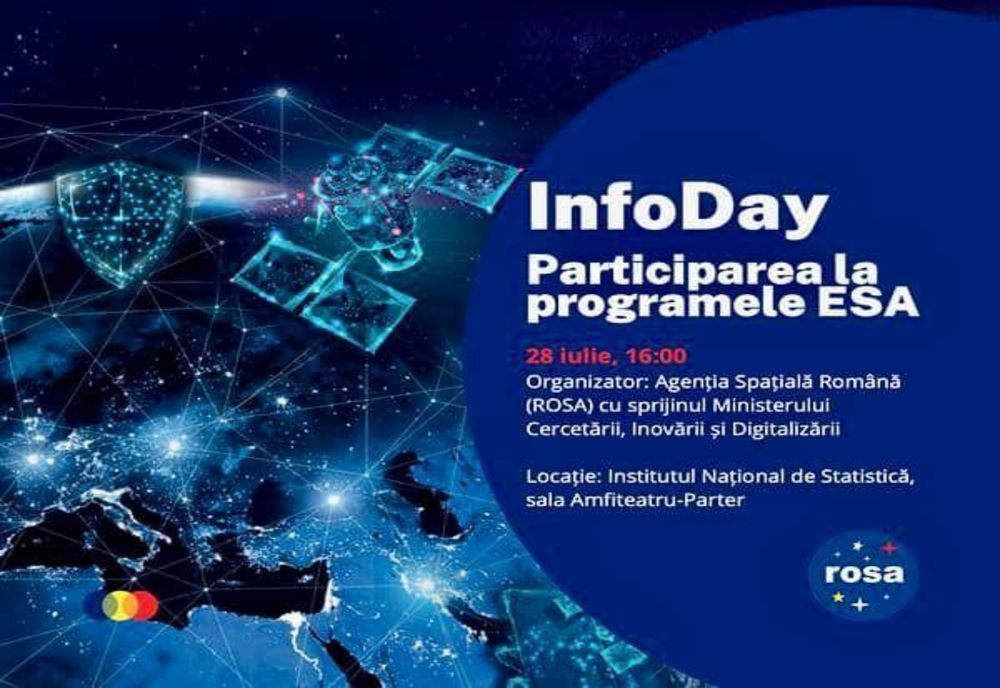 InfoDay privind participarea la programele Agenției Spațiale Europene (ESA)