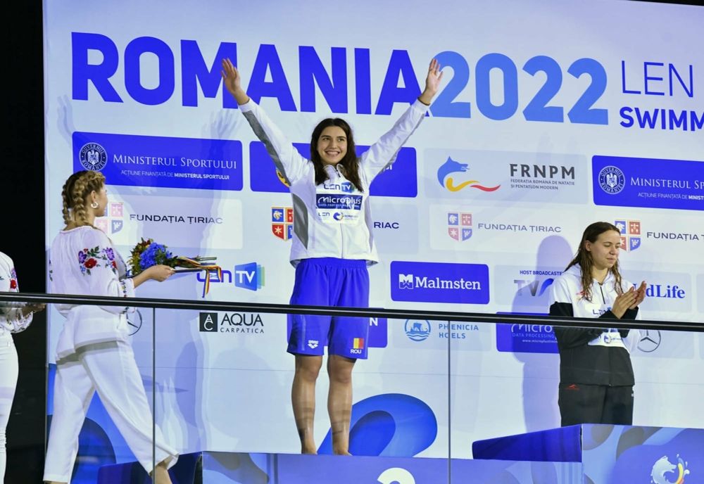 Gălățeanca Bianca Costea a doua medalie la CE de înot pentru juniori de la Otopeni