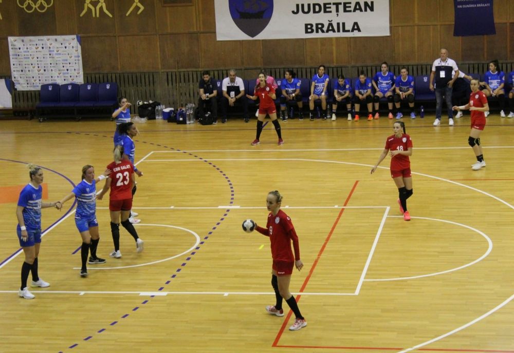 CSM Galați a pierdut, la Brăila, într-un un meci considerat pe teren propriu, cu SCM Craiova