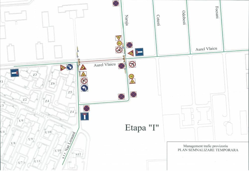 Trafic închis şi trasee deviate de la 1 noiembrie în municipiul Galaţi 