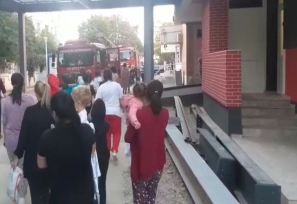Incendiu la Spitalul de copii din Galați