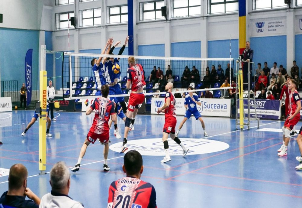 CSM Arcada Galați a câștigat în minim de seturi jocul de la Suceava, cu nou promovata CSM Suceava