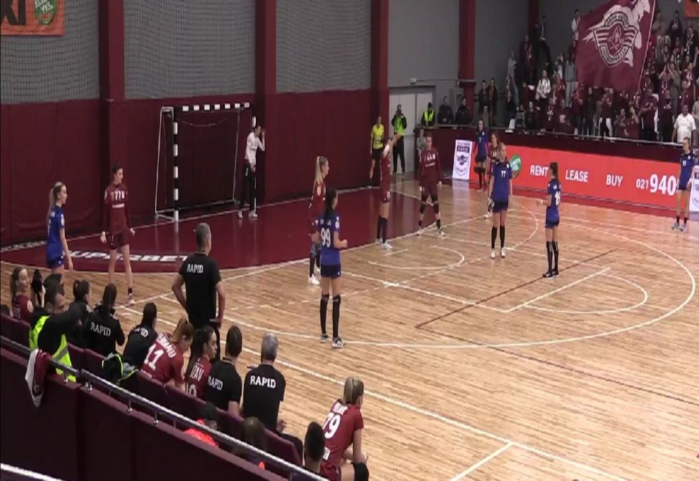 CSM Galați a fost învinsă pe terenul campioanelor de la Rapid cu scorul de 39-26