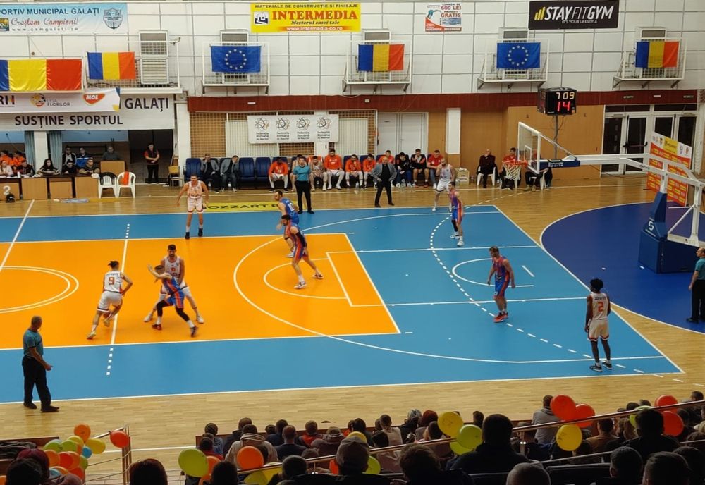 Victorie la limită pentru CSM Galați în meciul de pe teren propriu cu Steaua București