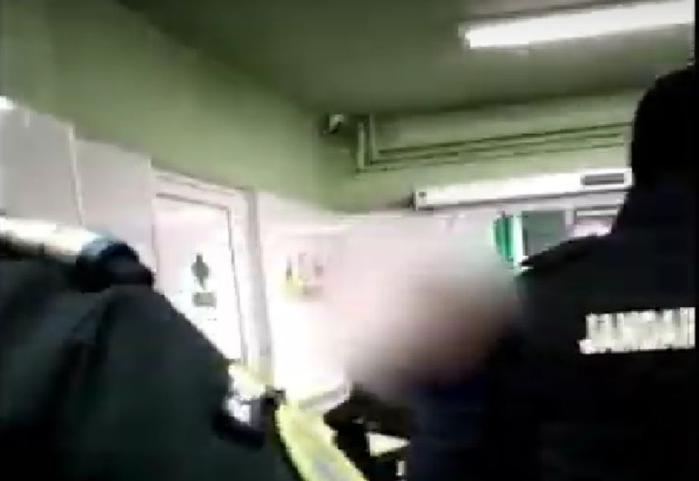 Gălățean imobilizat de jandarmi după ce s-a manifestat agresiv în trafic, față de o femeie 