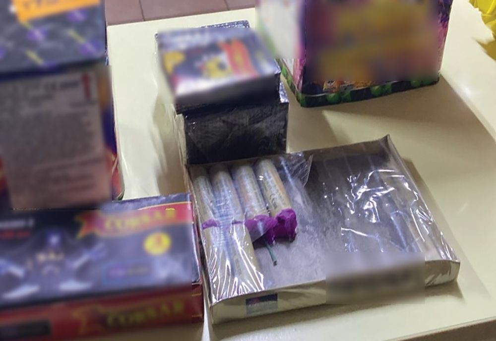 Materiale pirotehnice în valoare de peste 8300 lei, descoperite în zona de competență