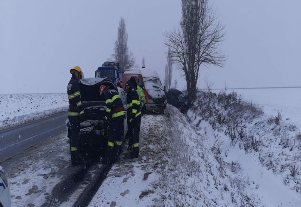 Accident cu 3 persoane rănite pe șoseaua de centura a municipiului Tecuci 