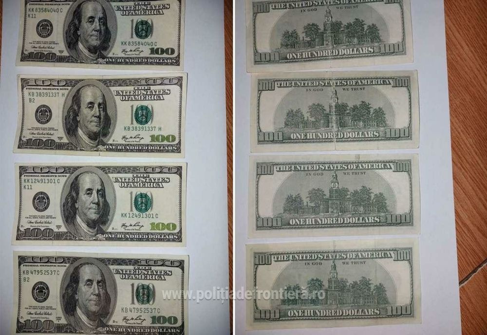 Valută falsă depistată asupra unui cetăţean bulgar la Punctul de Trecere a Frontierei Galați - Rutier