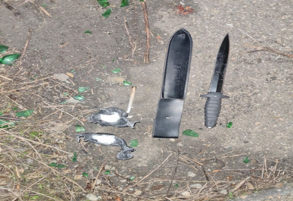 VIDEO: Au încercat să scape de pliculețele cu substanțe interzise, chiar în momentul în care jandarmii se aflau lângă ei