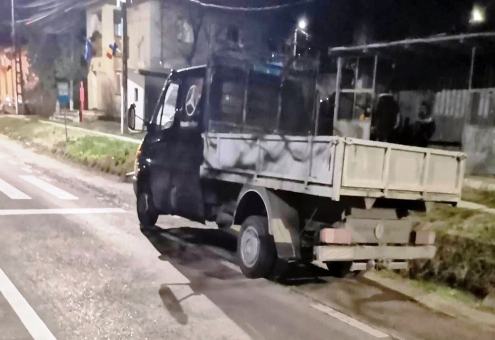 Reținerea permisului nu l-a oprit din drum