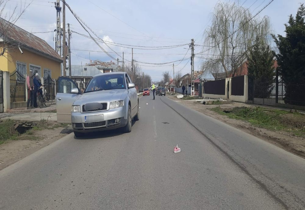 O fetiță de 8 ani accidentată pe DJ 251A, în interiorul comunei Corod, din județul Galați