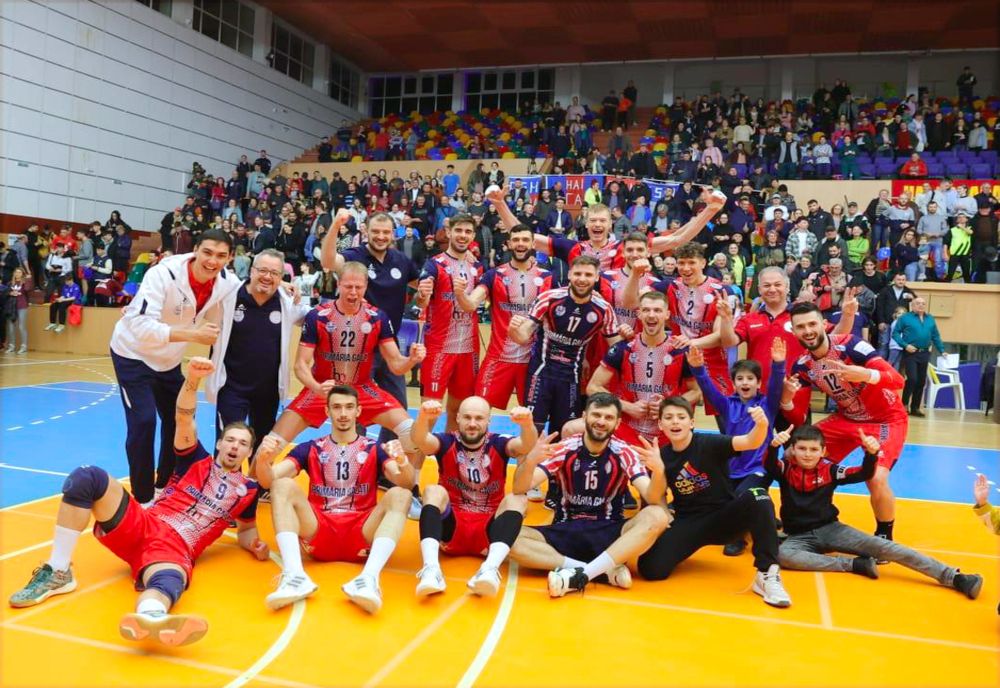 CSM Arcada merge în semifinalele play-off-ului Diviziei A1 la volei masculin, unde va întâlni pe Dinamo București