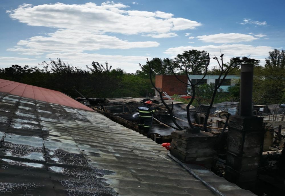 Incendiu în localitatea Movileni, din județul Galați