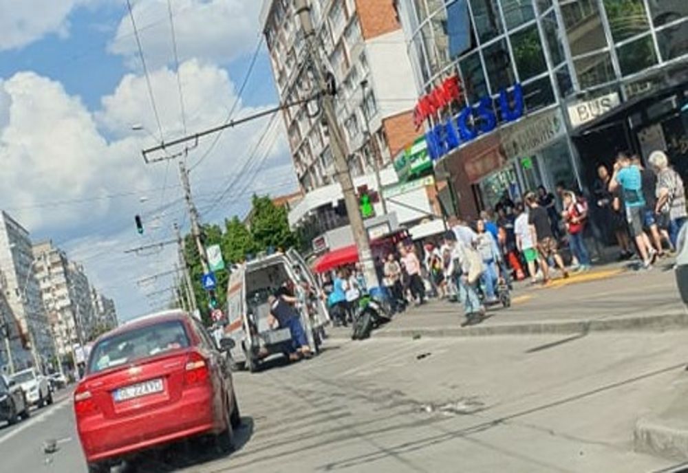 Motociclist accidentat pe strada Brăilei din Galați