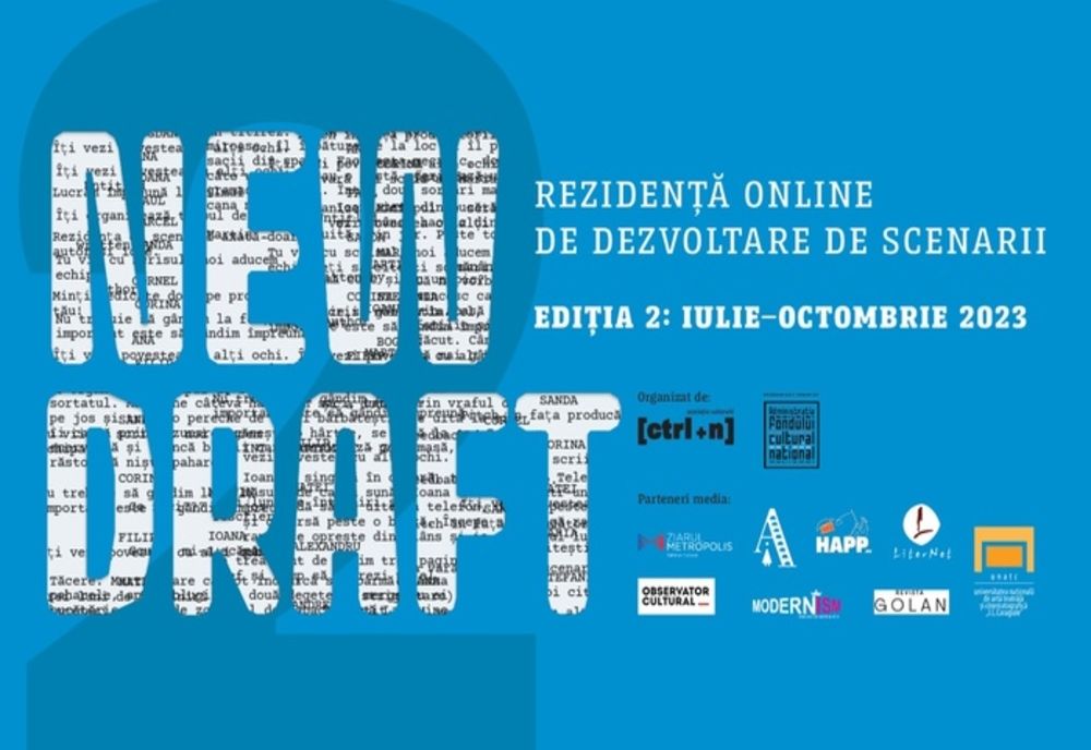 Au fost aleși cei 12 participanți la a doua ediție a rezidenței New Draft