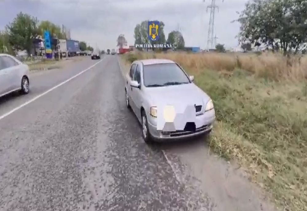 Încătușat după ce nu a oprit la semnalul polițiștilor