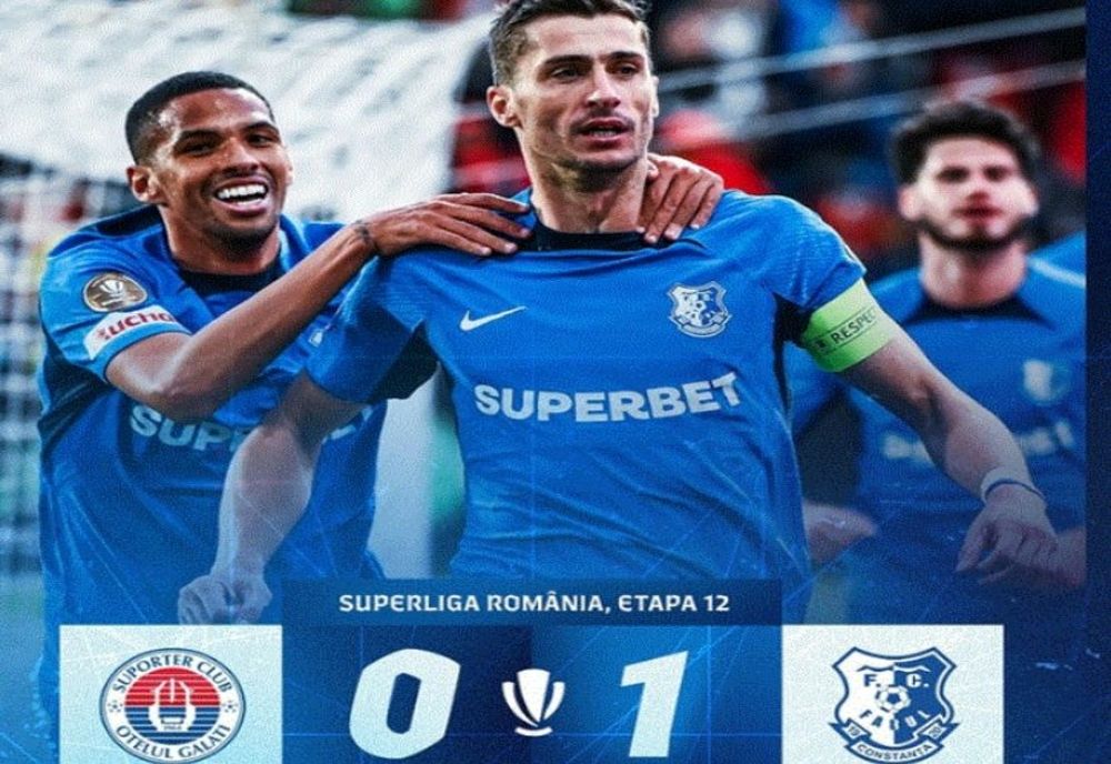  Farul a învins-o pe Oţelul (1-0), la Galaţi, în Superligă