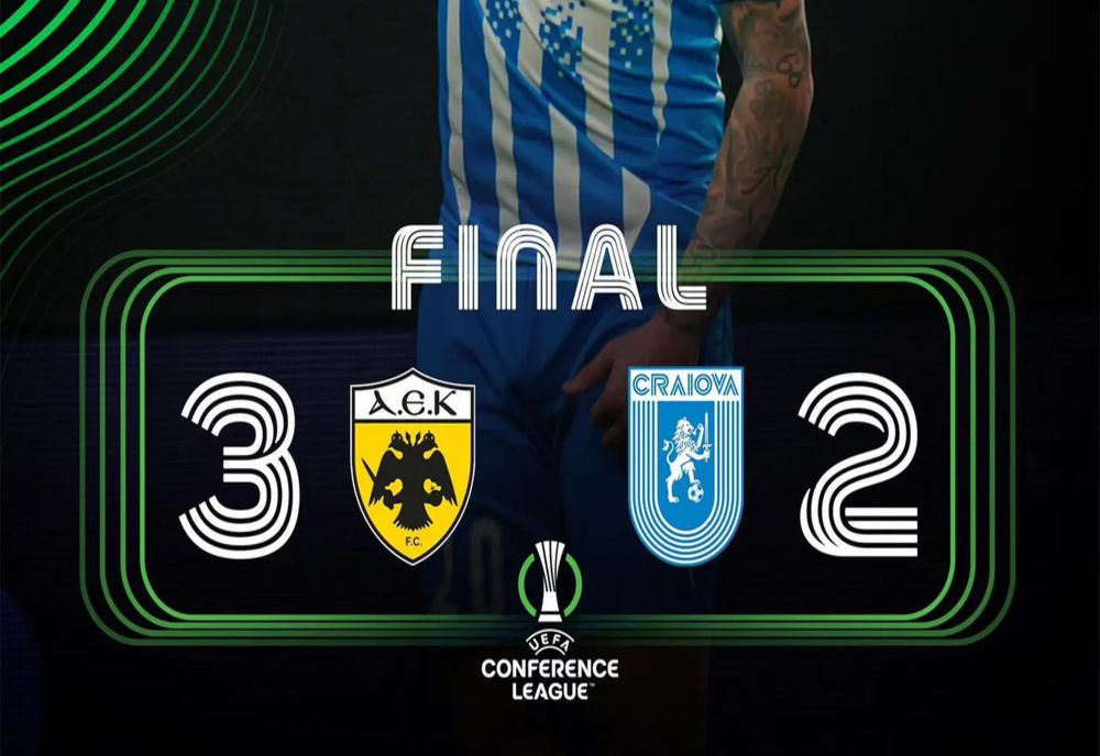 Universitatea Craiova a ratat calificarea în play-off-ul pentru optimile din Conference League în minutul 90+15