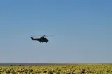 Resturile dronei doborâte în Galați, căutate de autorități. Prefectul este în teren