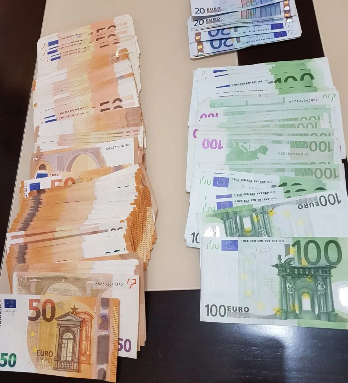 euro confiscați