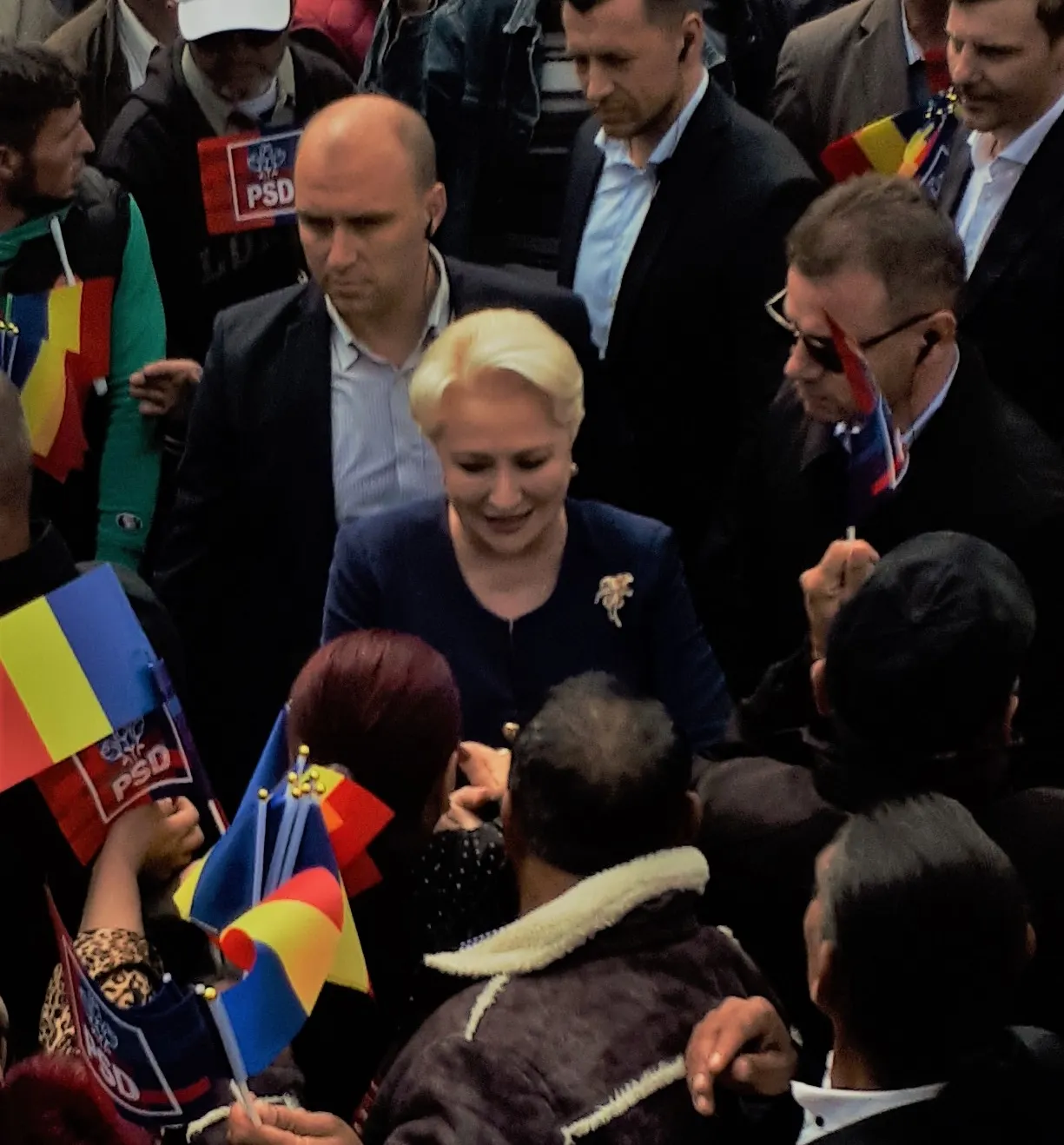 vorica dancila face baie de multime