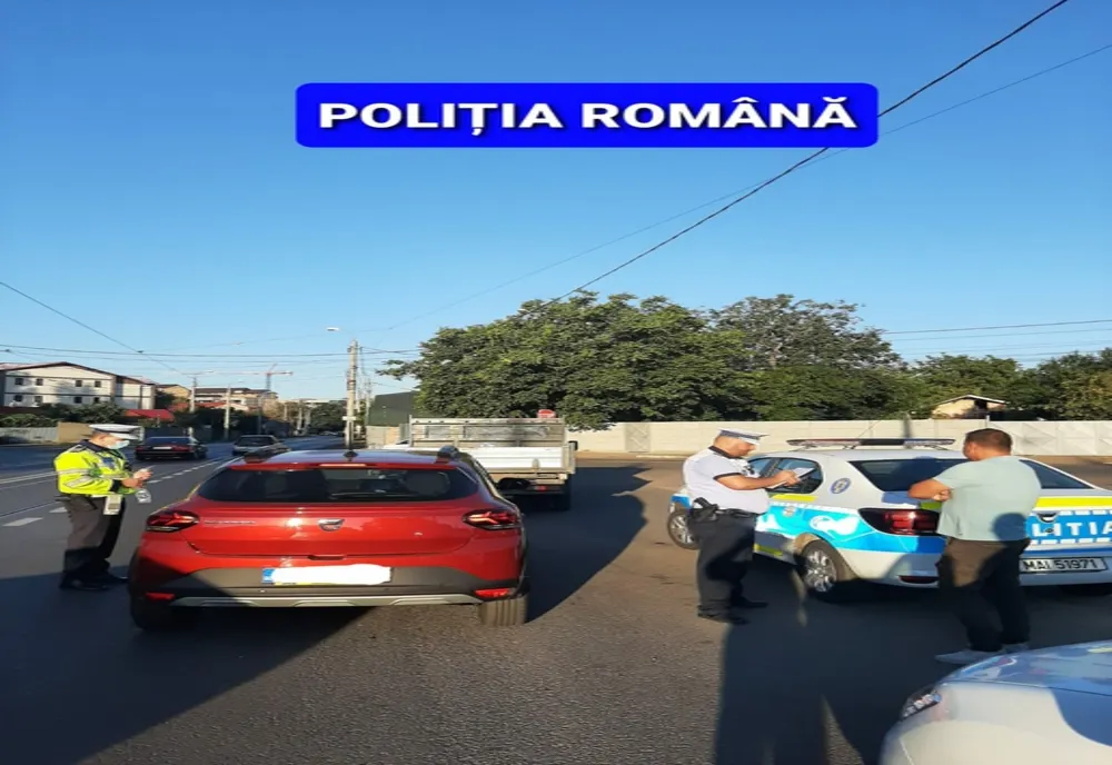 Acțiuni ale polițiștilor pe linie rutieră 