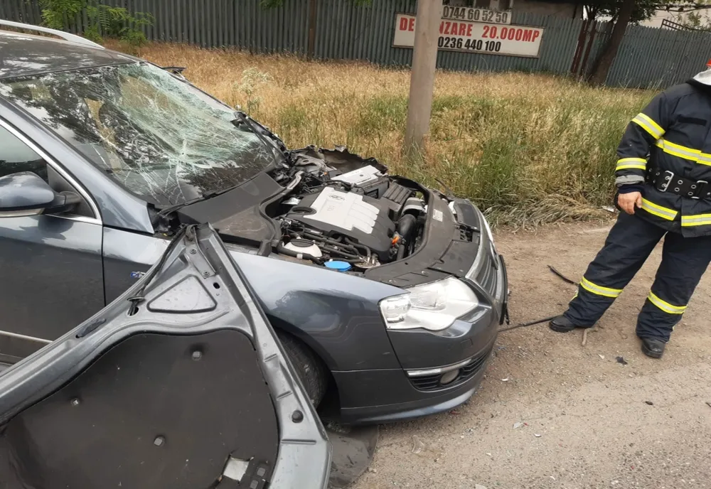 Foto: Accident rutier în Galați
