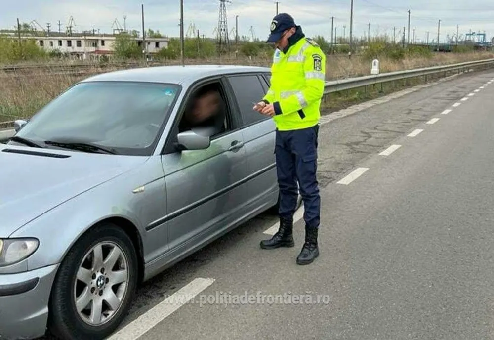 Autoturism neînmatriculat descoperit în trafic în localitatea Vlădești, județul Galați
