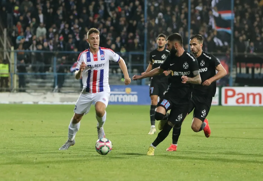 SC Oțelul Galați a terminat la egalitate meciul din Cupa României, cu FCSB
