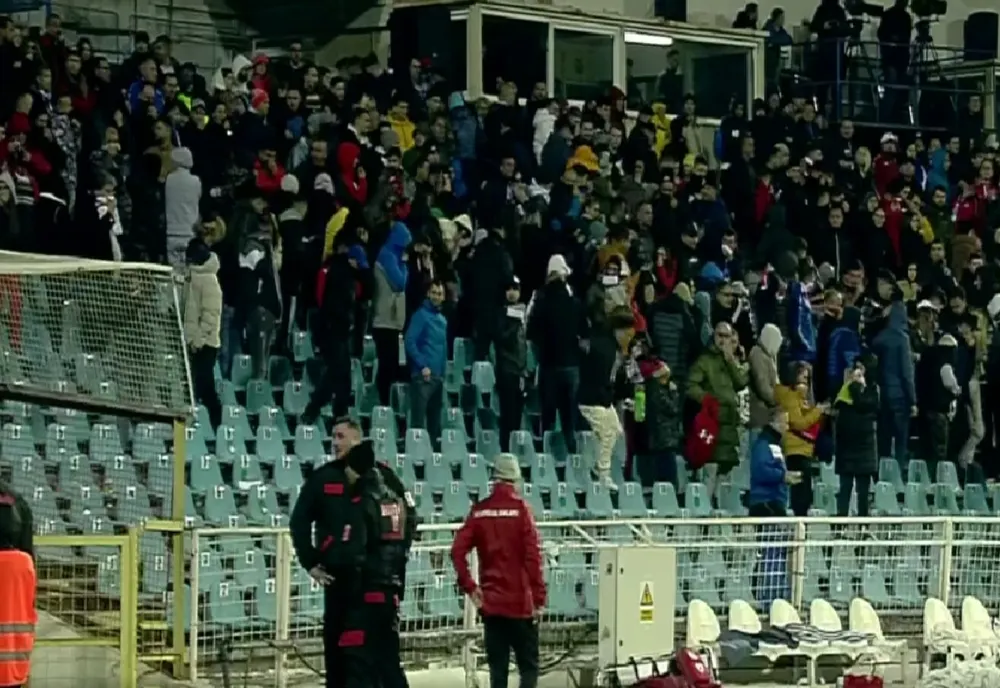 Jandarmii gălățeni își cer scuze pentru incidentul pentrecut în minutul 86 al meciului dintre SC Oțelul și FCSB