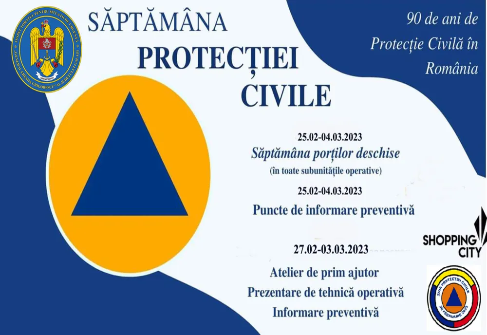 Activități dedicate Săptămânii Protecției Civile la Galați