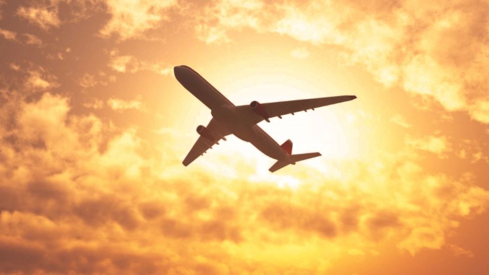 Un avion a revenit la sol