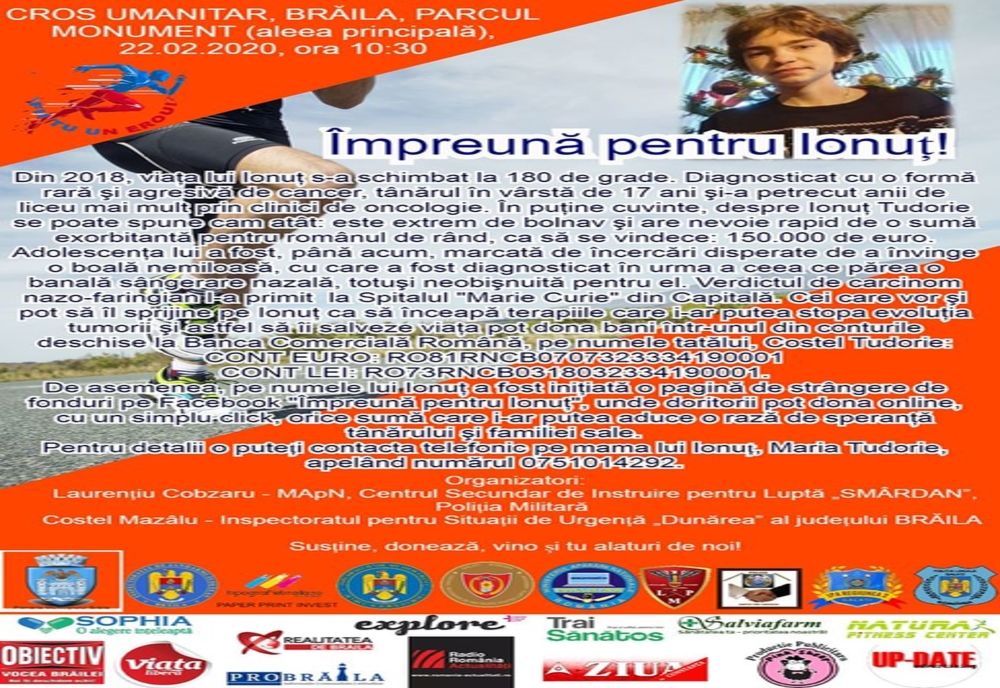 Fii erou pentru Ionuț!