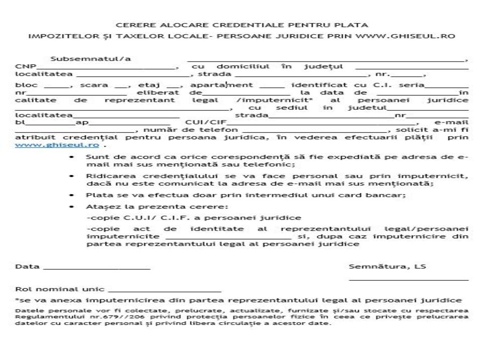 Persoanele juridice vor putea să plătească online dările