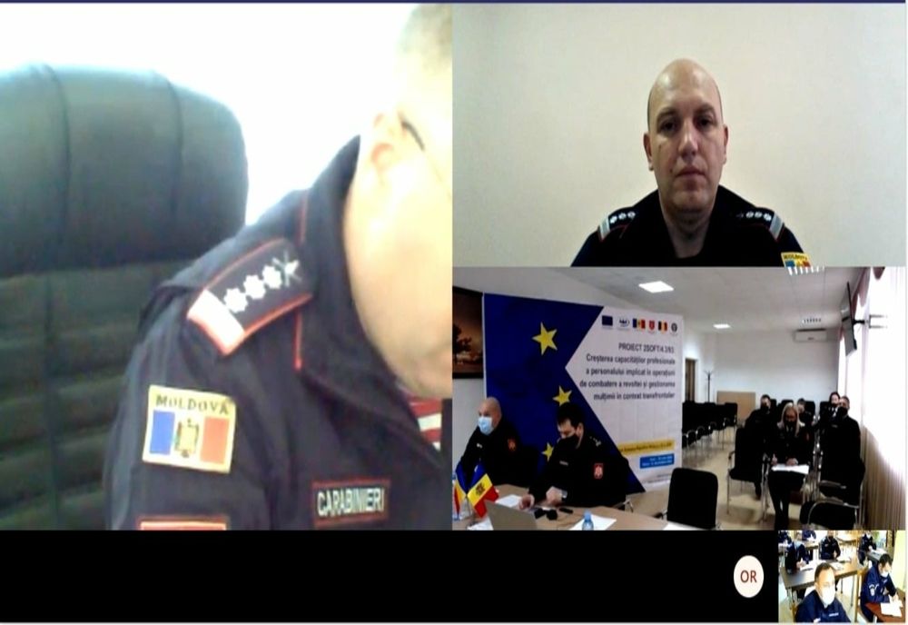 A fost lansat procesul de armonizare a tehnicilor de intervenţie profesională, în context transfrontalier, a jandarmilor galăţeni şi a carabinierilor moldoveni