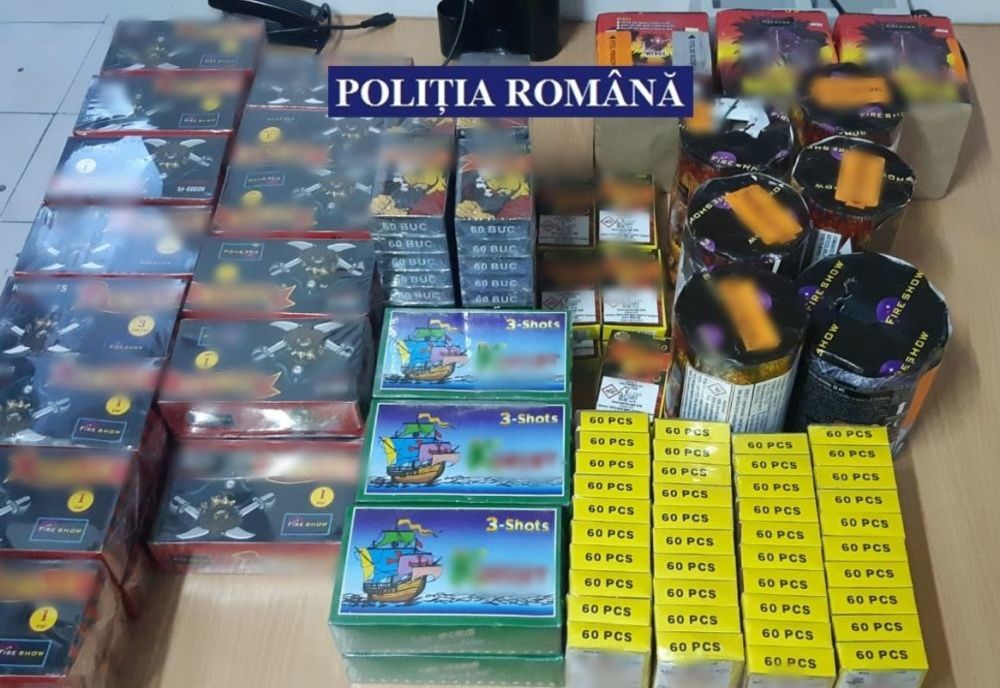 Articole pirotehnice indisponibilizate de poliţiştii gălăţeni