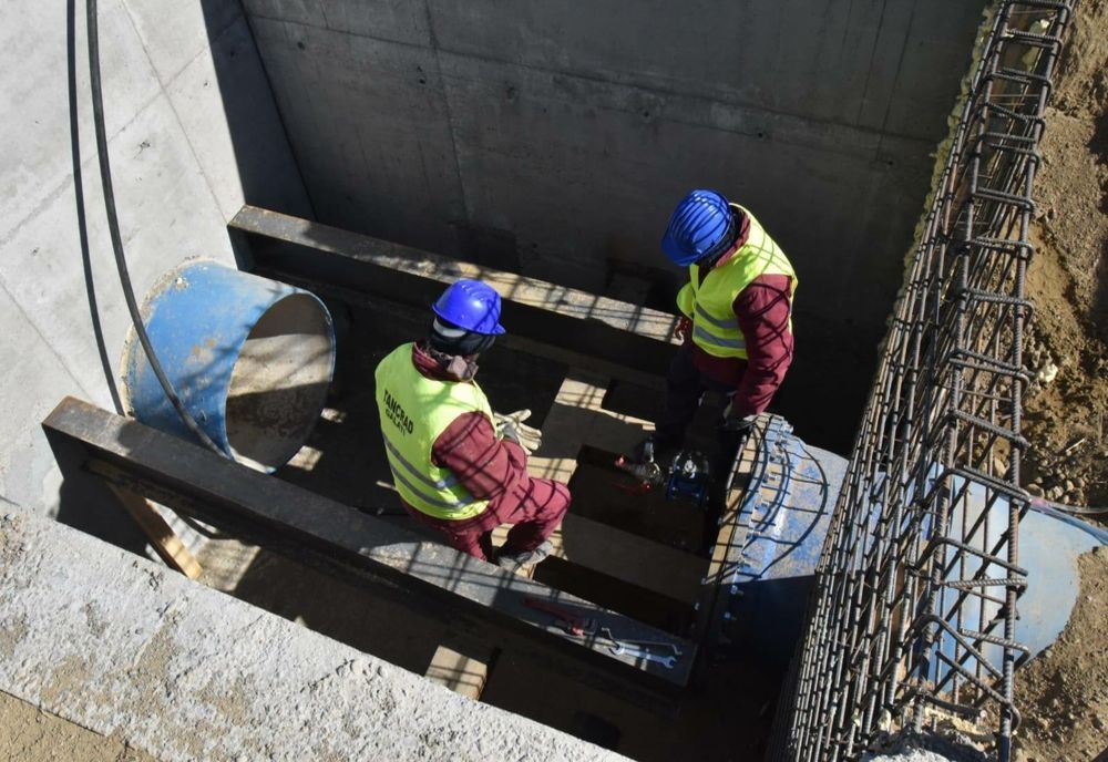 Punere în funcțiune a 6 km de conductă magistrală nouă pentru aducțiunea de la Vadu-Roșca