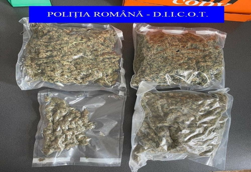 Flagrant delict într-un dosar de trafic de droguri