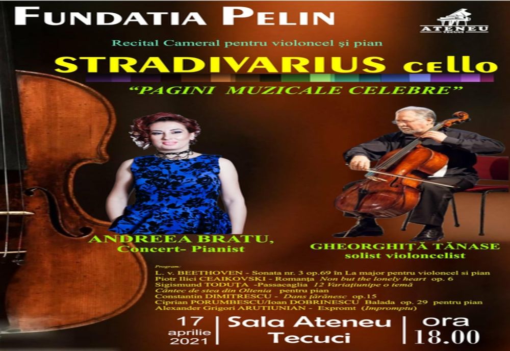 Recital cameral în Sala Ateneu din Tecuci