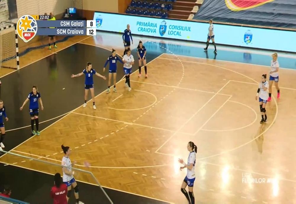 CSM Galați a cedat astăzi fără drept de apel în fața CSM Craiova